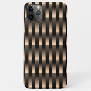 Red Copper Metallic Weave Pattern iPhone 11 Pro Max Case