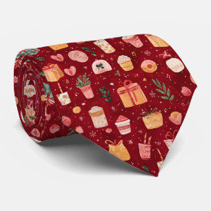 Red Coquette - Cozy Christmas Treats and Gifts Tie