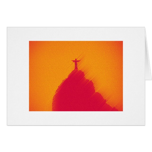 Red Corcovado Rio-Brasil (Front Horizontal)