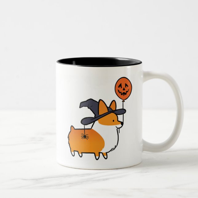 Red Corgi Halloween Mug | CorgiThings (Right)