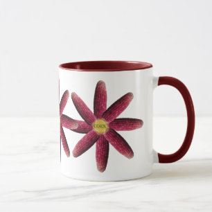 Red Corn Pattern Mug