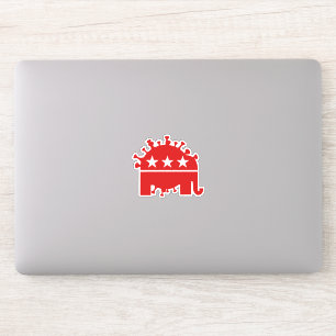 Red Coronavirus Elephant 2020 Sticker