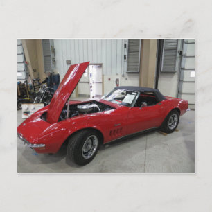 Red Corvette 1 Postcard