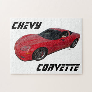 Red Corvette Jigsaw Puzzle