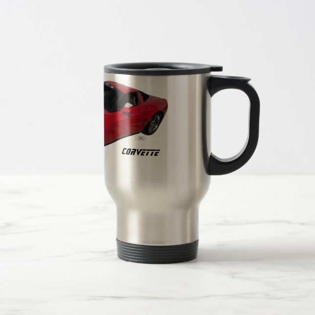 Red Corvette Travel Mug (Right)
