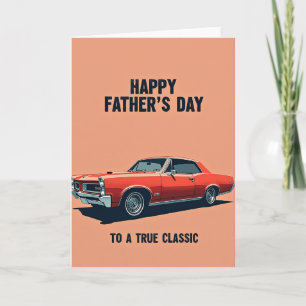 Red Coupe Fathers Day Card