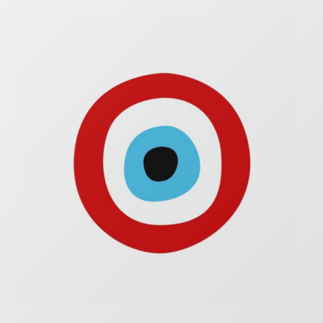 Red Courage Evil Eye Patch  (Sheet)