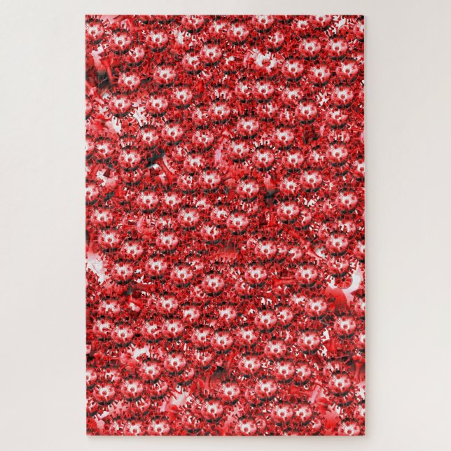 red covid 19 jigsaw puzzle (Vertical)