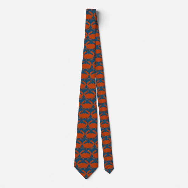 Red Crab Blue Tie (Front)