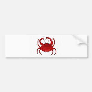 Red Crab Bumper Sticker