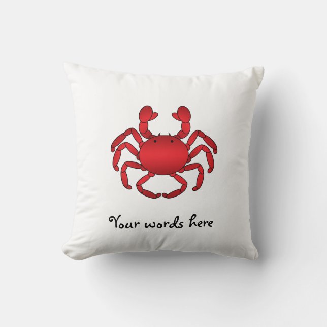 Red crab cushion (Front)