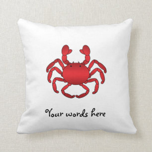 Red crab cushion