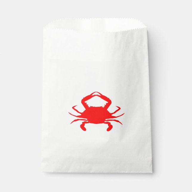 Red Crab Favour Bag (Front)