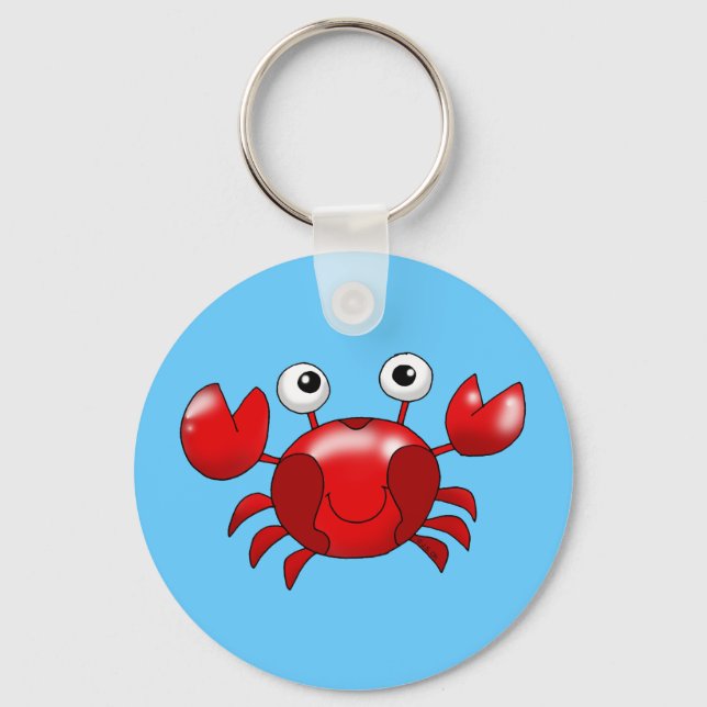 Red crab key ring (Front)