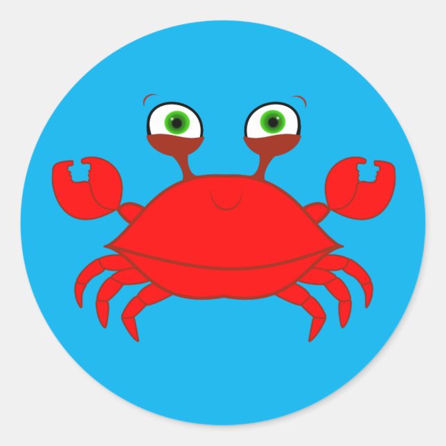 Red Crab Stickers (Front)