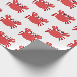 Red Crab Wrapping Paper