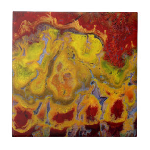 Red Crayola Jasper Ceramic Tile
