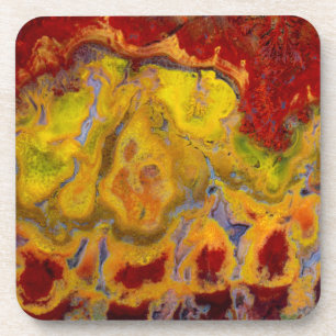 Red Crayola Jasper Coaster