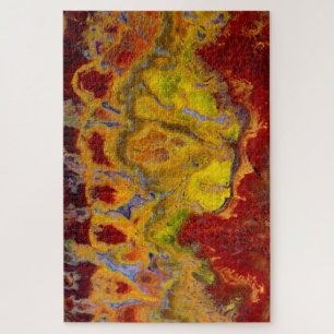 Red Crayola Jasper Jigsaw Puzzle