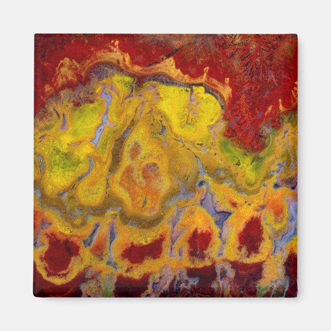 Red Crayola Jasper Magnet (Front)