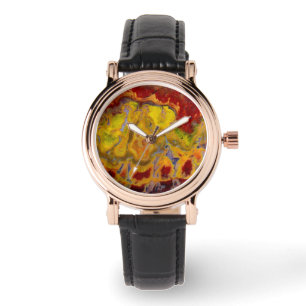 Red Crayola Jasper Watch