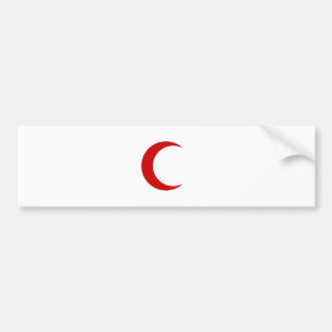 Red Crescent Bumper Sticker