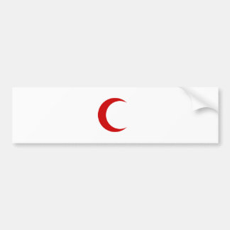 Red Crescent Bumper Sticker