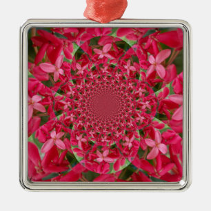 Red Crimson.jpg Metal Ornament