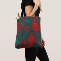Red crisscrossing scratches over charred cyan