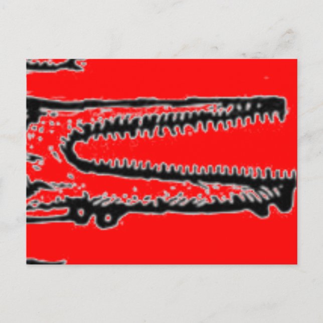red croc talkin postcard (Front)