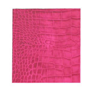 Red crocodile cherry notepad