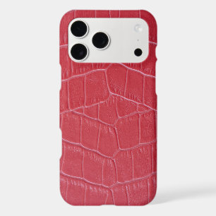 Red crocodile skin Print