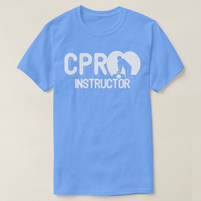 Red Cross  CPR Instructor Best CPR EMT Trainer Gif T-Shirt (Design Front)