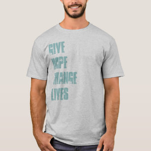 RED CROSS DONATION! GIVE HOPE CHANGE LIVES Vintage T-Shirt