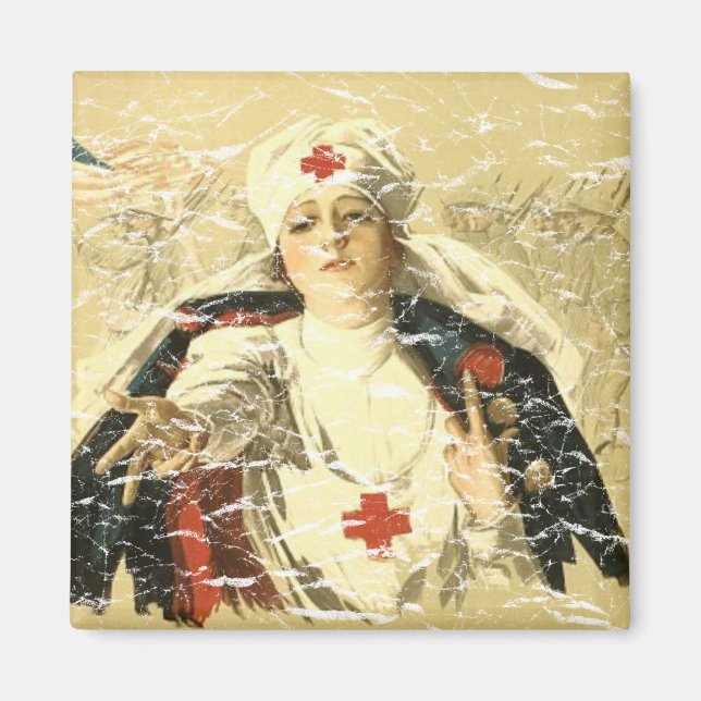 Red Cross Magnet (Front)
