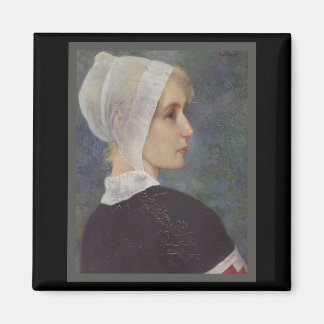Red Cross Nurse by Theodor Grust Magnet