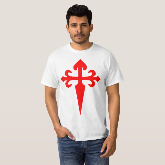 Red Cross of St James T-Shirt (Front Full)