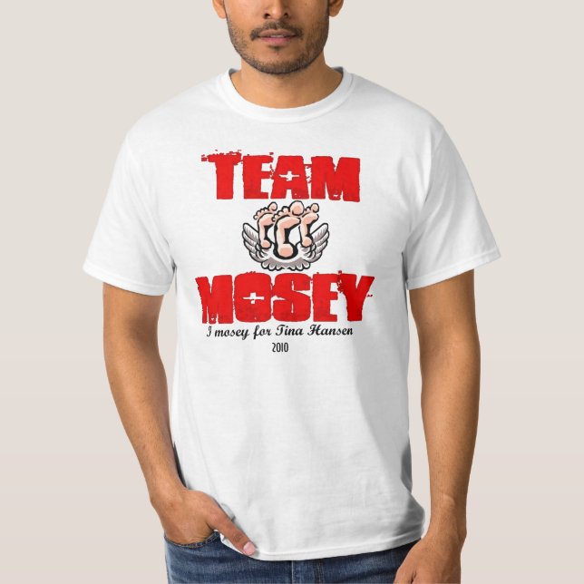 Red Cross Team Mosey T-Shirt (Front)