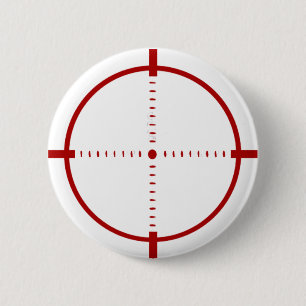 Red Crosshair Target Button 