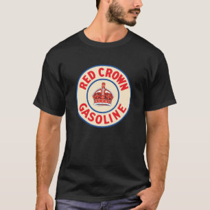 Red Crown gasoline sign t-shirt