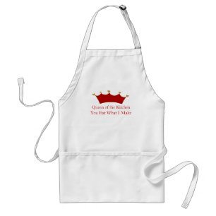 Red Crown Queen of the Kitchen Apron