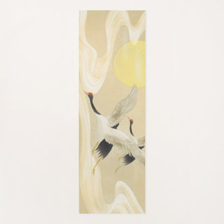 Red-crowned Crane in Chinese Style Yoga Mat
