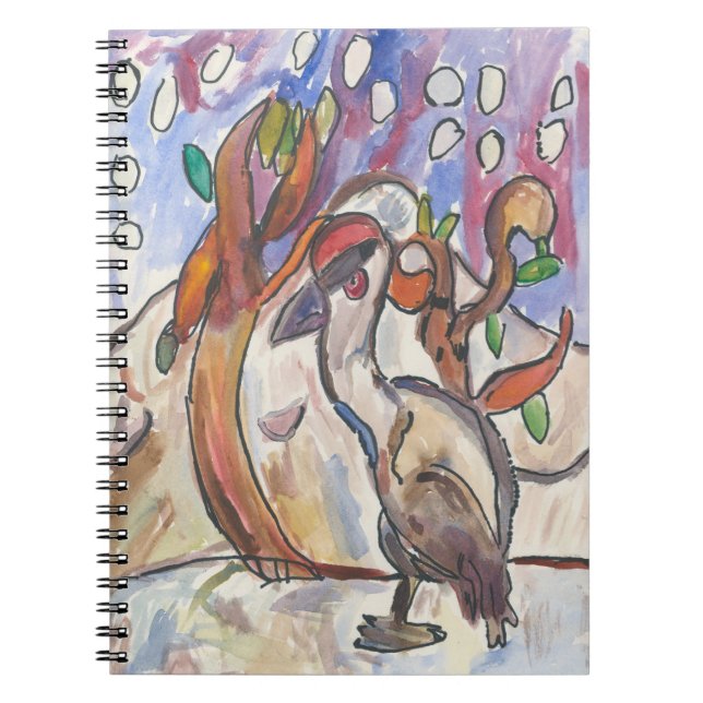 Red Crowned Crane Notebook (Front)