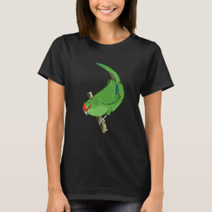 Red crowned parakeet Kakariki T-Shirt