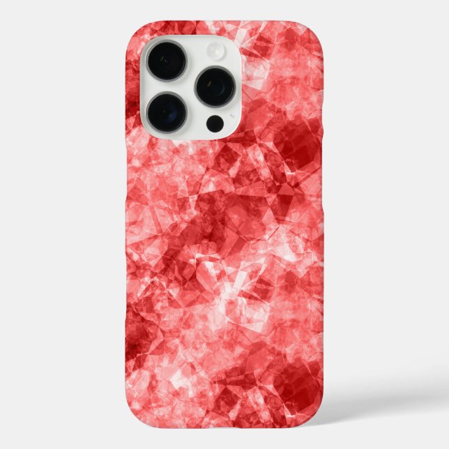 Red Crumpled Texture Case-Mate iPhone Case (Back)