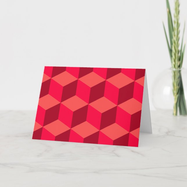 Red Cubes Card (Front)