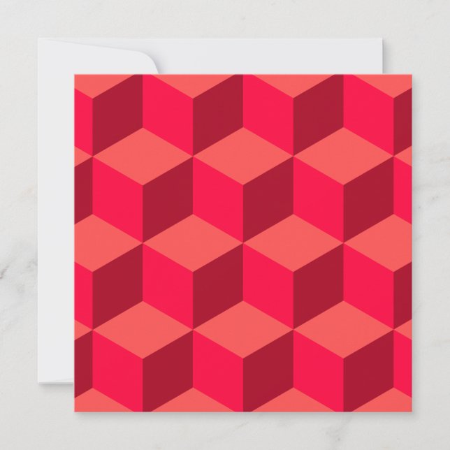 Red Cubes Card (Front)
