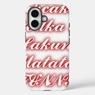 Red Cupcakes Vodka  Hakuna Matata FUNNY. iPhone 16 Case