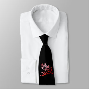 Red Cupid with Bow and Arrow Tie