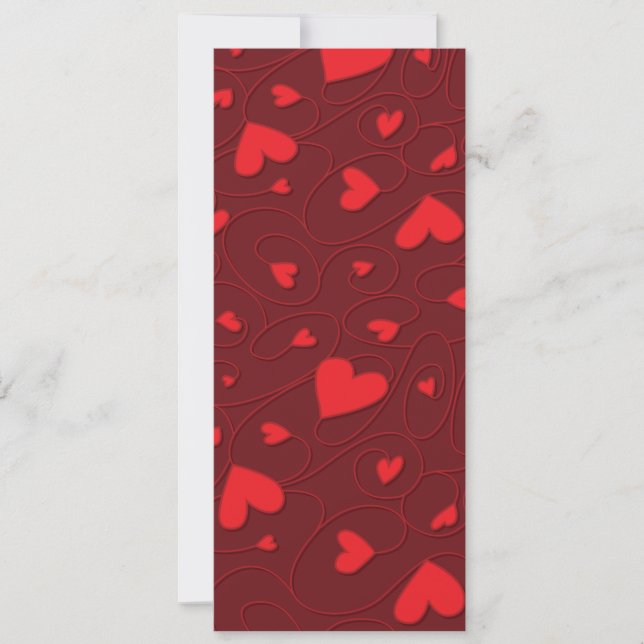 Red curly hearts (Front)